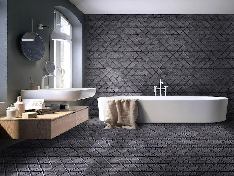 Premium vitrified tiles Hyderabad showroom display