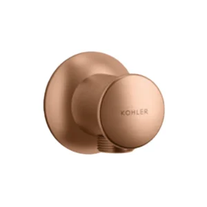 Complementary™ - Wall supply elbow in brushed rose gold
