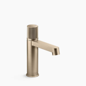 Components® - Single control lav faucet with drain in brushed bronze