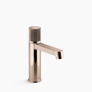 Components® - Single control lav faucet with drain in rose gold