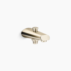 Complementary™ - Bath spout with diverter in french gold