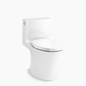 Veil® - One-piece toilet with Quiet-Close™ seat cover in white