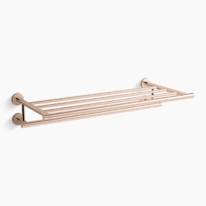 Stillness - Towel shelf in rose gold