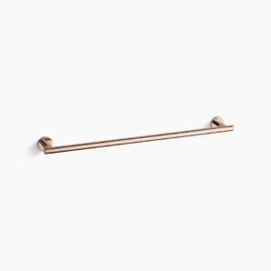 Stillness - 600mm towel bar in rose gold