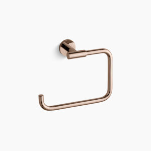 Towel ring in rose gold