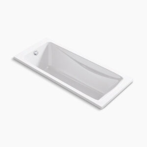 Reach™ - 1700mm drop-in acrylic bathtub in white