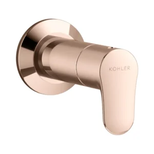 July™ - In-line stop valve trim in rose gold