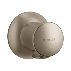 Complementary™ - Wall supply elbow in brushed bronze