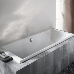 Evok™ - Drop-in acrylic bathtub in white