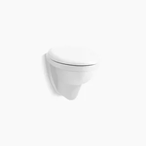 Patio™ - Wall hung toilet with Quiet-Close™ seat in white