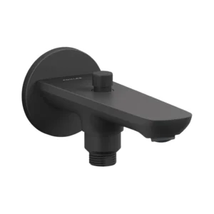 Aleo™ - Bath spout with diverter in matte black