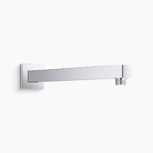 Complementary™ - Square wall mount shower arm in polished chrome