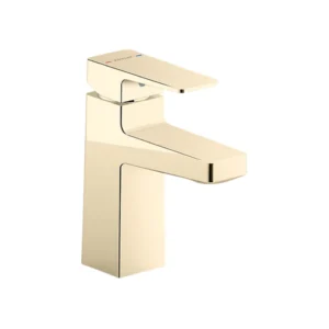 Hone - Single-control basin faucet without drain in french gold
