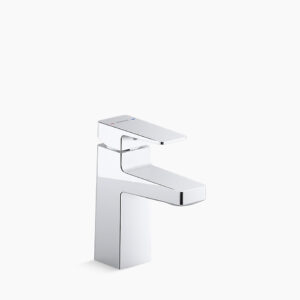 Hone - Single-control basin faucet without drain in polished chrome