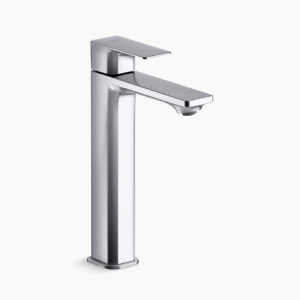 Hone - Tall pillar tap in polished chrome