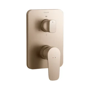 Aleo™ - Aqua Turbo 360 trim + AT 360 valve in brushed bronze