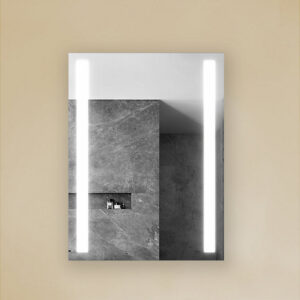 762mm x 1016mm column lighted mirror