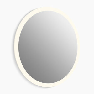 101.6 cm round lighted mirror