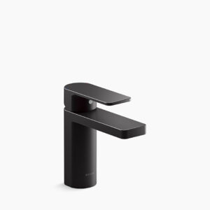 Parallel - Single-control basin faucet without drain in matte black
