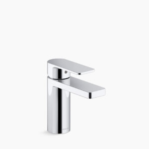 Parallel - Single-control basin faucet without drain in polished chrome
