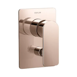 Parallel - Aqua Turbo 235 Recessed bath and shower trim iin rose gold