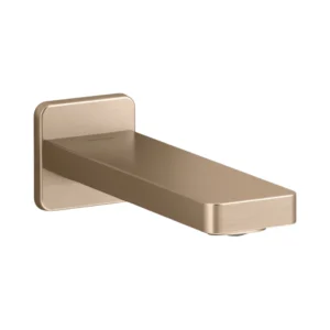 Parallel - Bath spout without diverter in brushed bronze