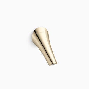 Bath spout without diverter in french gold