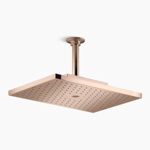ModernLife™ - Dual flow 330mm x 230mm rainhead in rose gold