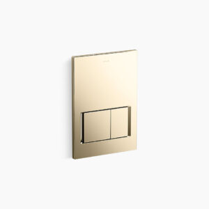 Soft Press™ - Pneumatic faceplate in french gold