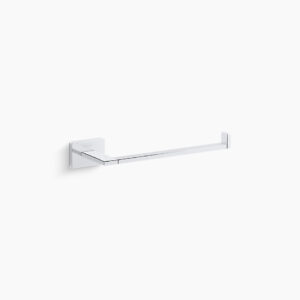 Complementary™ - Square towel ring in polished chrome