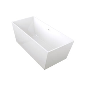 Evok 2.0™ - 1.7M Seamless rectangular freestanding bathtub in white