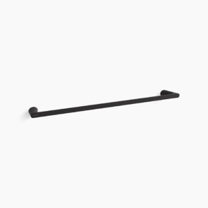 Accent - 610mm single towel bar in matte black