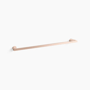 Accent - 610mm single towel bar in rose gold