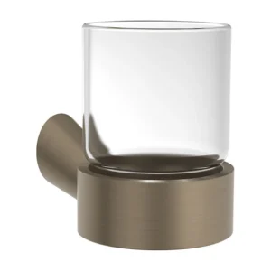 Accent - Tumbler holder in brushed bronze