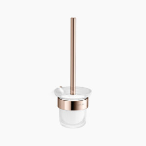 Accent - Toilet brush holder in brushed rose gold