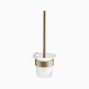 Accent - Toilet brush holder in brushed bronze