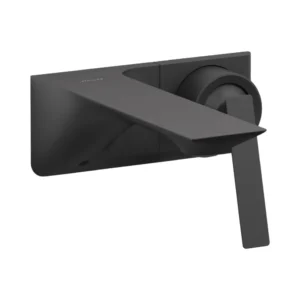 ModernLife Edge™ - Wall mount single-control basin faucet trim in matte black