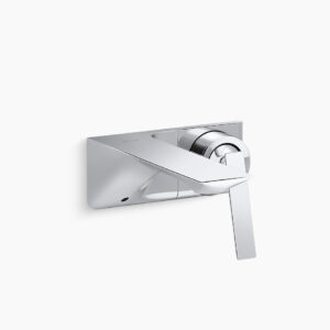 ModernLife Edge™ - Wall mount single-control basin faucet trim in polished chrome