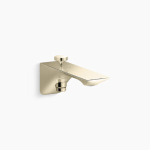 ModernLife Edge™ - Bath spout with diverter in french gold