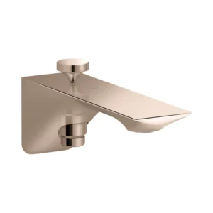 ModernLife Edge™ - Bath spout with diverter in rose gold