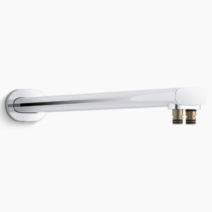 Statement™ - 482mm dual function wall mount rainhead arm in polished chrome