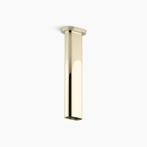 Statement™ - 254mm multi-function ceiling-mount rainhead arm in french gold