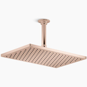 ModernLife™ - Single flow 330mm X 230mm rainhead in rose gold