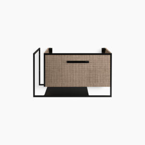 Foreward™ - 867mm vanity with rattan weave pattern