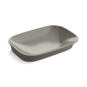 Vive™ Geo - 550mm vessel basin without faucet hole in cashmere