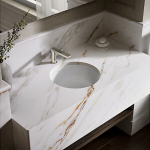 Verticyl™ - 400mm round undercounter basin in white