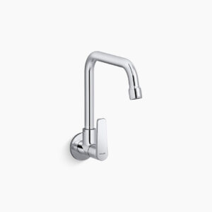 Fore Arc™ - Wall mount kitchen faucet cold only in polished chrome