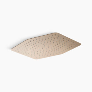 ModernLife Edge™ - Dual flow hexagonal 425mm x 330mm rainpanel in brushed bronze