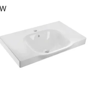 Trace - 700mm x 461mm vanity top in white