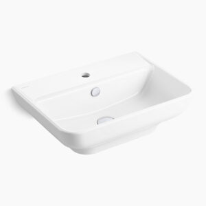 Trace™ - 550 x 405 x 835mm full pedestal wall mount basin